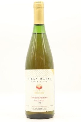 (1) 1994 Villa Maria Private Bin Gewurztraminer, East Coast