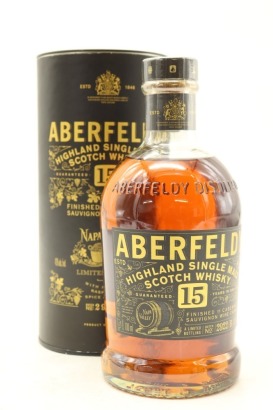 (1) Aberfeldy 15 Year Old Red Wine Cask Finish Single Malt Scotch Whisky, Scotland, 43% ABV