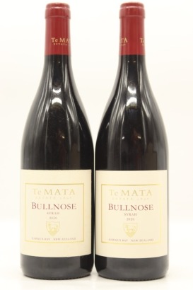 (2) 2020 Te Mata Estate Bullnose Syrah, Hawke's Bay [JR17] [RP96]