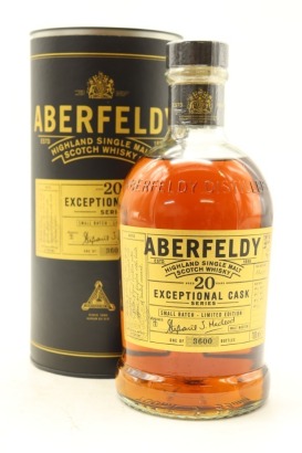 (1) Aberfeldy 20 Year Old Exceptional Cask Small Batch Single Malt Scotch Whisky, 43% ABV (GB)