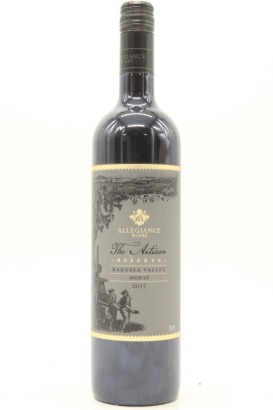 (1) 2017 Allegiance Wines The Artisan Reserve Barossa Valley Shiraz, Australia