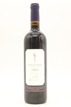 (1) 2006 Craggy Range Merlot, Gimblett Gravels