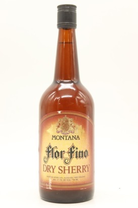 (1) Montana Flor Fino Dry Sherry, Auckland, 17.5% ABV