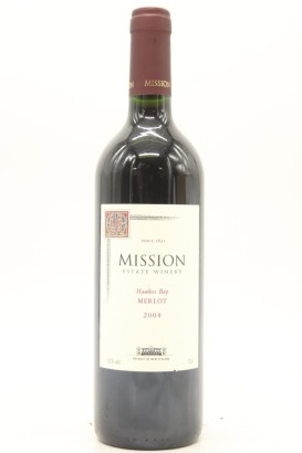 (1) 2004 Mission Estate Winery Merlot, Hawke's Bay