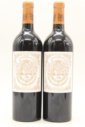 (2) 2009 Chateau Pichon-Longueville au Baron de Pichon-Longueville, Pauillac [JR17.5] [RP96]
