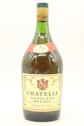 (1) Chatelle Napoleon V.S.O.P. Brandy, 37.5% ABV, 1125ml