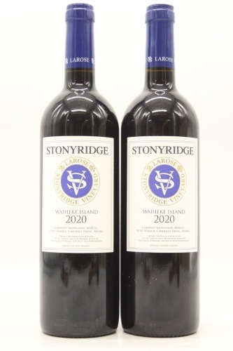(2) 2020 Stonyridge Vineyard Larose, Waiheke Island