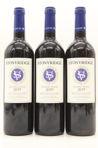 (3) 2019 Stonyridge Vineyard Larose, Waiheke Island