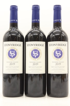 (3) 2019 Stonyridge Vineyard Larose, Waiheke Island