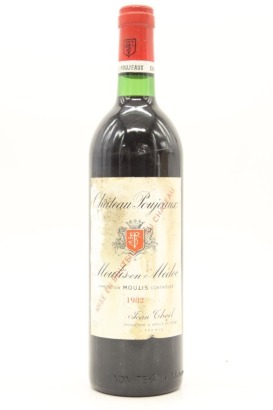(1) 1982 Chateau Poujeaux, Moulis-en-Medoc