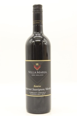 (1) 2019 Villa Maria Reserve Cabernet Sauvignon - Merlot, Gimblett Gravels