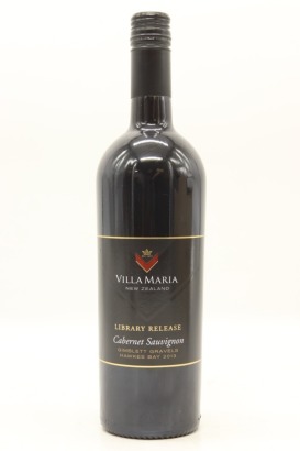 (1) 2013 Villa Maria Library Release Cabernet Sauvignon, Gimblett Gravels