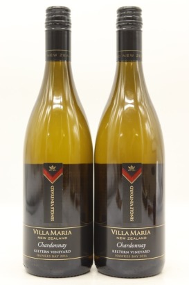 (2) 2016 Villa Maria Single Vineyard Keltern Chardonnay, Hawke's Bay