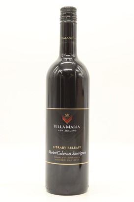 (1) 2010 Villa Maria Library Release Merlot - Cabernet Sauvignon, Gimblett Gravels