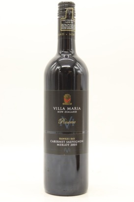 (1) 2005 Villa Maria Reserve Cabernet Sauvignon - Merlot, Gimblett Gravels