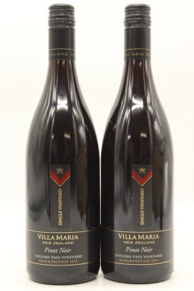 (2) 2016 Villa Maria Single Vineyard Taylors Pass Pinot Noir, Marlborough