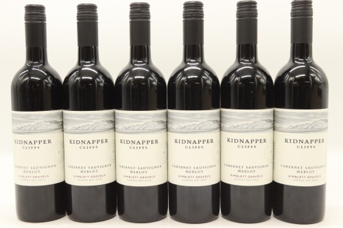 (6) 2013 Kidnapper Cliffs Cabernet Sauvignon - Merlot, Gimblett Gravels