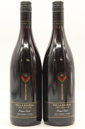 (2) 2017 Villa Maria Single Vineyard Southern Clays Pinot Noir, Marlborough
