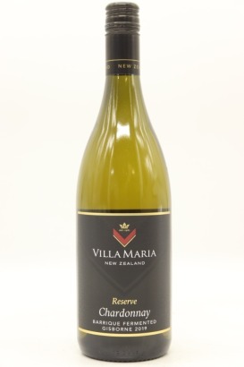(1) 2019 Villa Maria Reserve Barrique Fermented Chardonnay, Gisborne