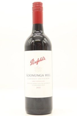 (1) 2021 Penfolds Koonunga Hill Cabernet Sauvignon, South Australia