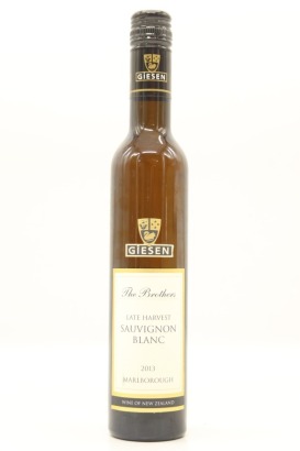 (1) 2013 Giesen The Brothers Late Harvest Sauvignon Blanc, Marlborough, 375ml