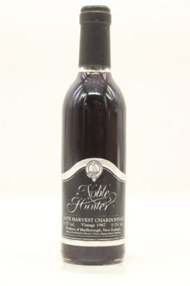 (1) 1987 Hunter's Noble Hunter Late Harvest Chardonnay, Marlborough, 375ml
