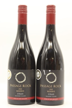 (2) 2020 Passage Rock Reserve Syrah, Waiheke Island