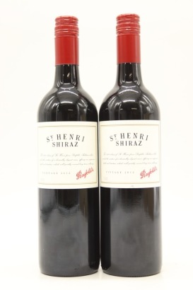 (2) 2012 Penfolds St. Henri Shiraz, South Australia