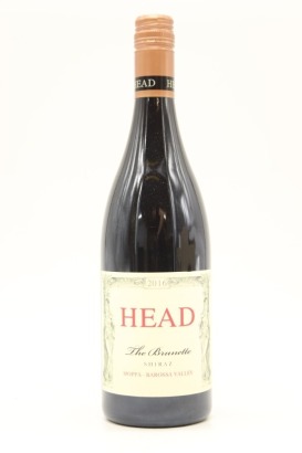 (1) 2016 Head Wines Shiraz The Brunette Single Vineyard Moppa, Barossa Valley