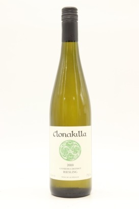 (1) 2010 Clonakilla Riesling, Canberra District
