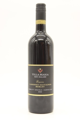 (1) 2020 Villa Maria Reserve Cabernet Sauvignon - Merlot, Gimblett Gravels
