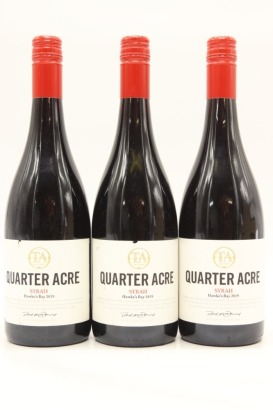 (3) 2019 Quarter Acre Syrah, Hawke's Bay