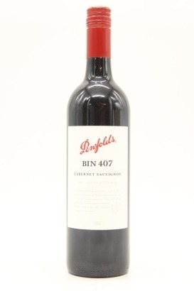 (1) 2011 Penfolds Bin 407 Cabernet Sauvignon, South Australia