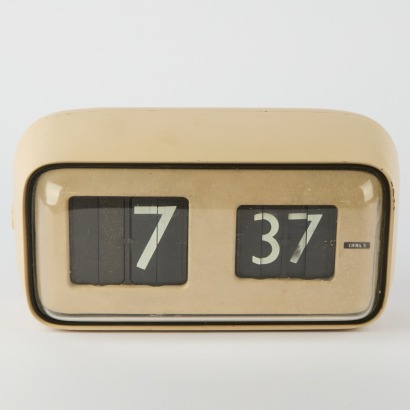 A Cifra 5 Flip Clock by Gino Valle For Solari c. 1950-1959