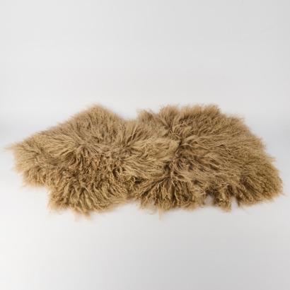 A Pair of Tree Bark Lamb Cushion Covers