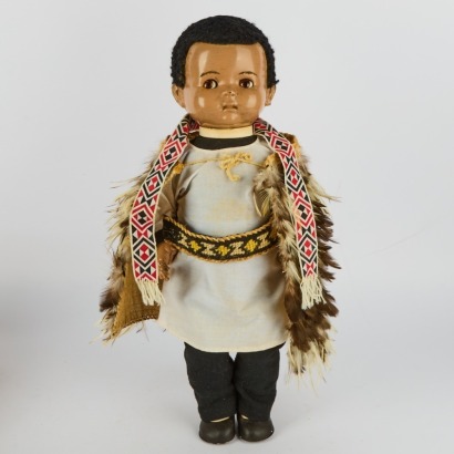 A Boxed Pedigree Maori Doll