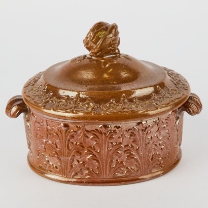 A Studio Ceramic Lidded Casserole Dish AF