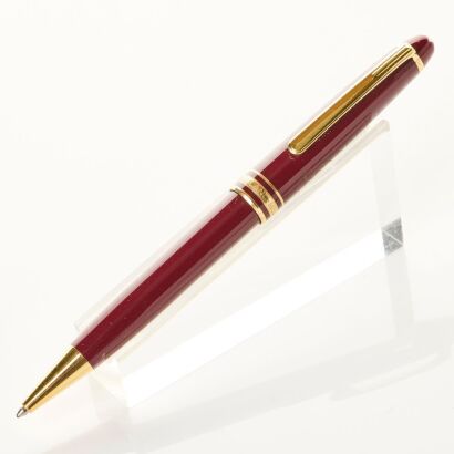 Mercedes Benz Branded, Montblanc Miesterst&uuml;ck Pix, Burgundy Resin Ballpoint Pen, circa 2000's