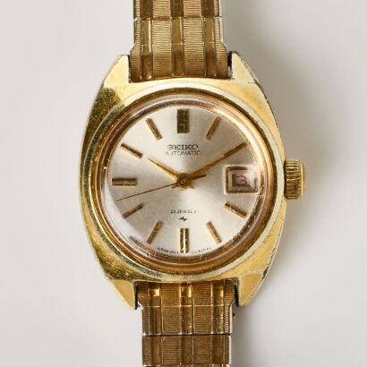 Gold Plated, 23mm Ladies Seiko Automatic Wristwatch, circa 1970