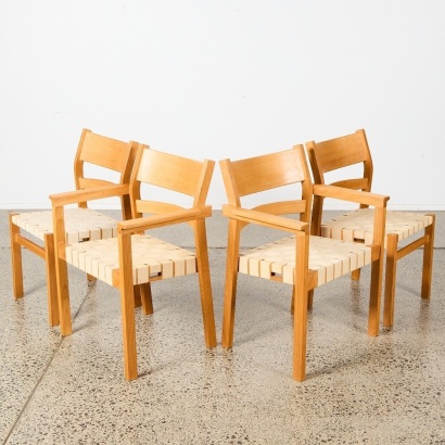 A Set of Four Koldinghus Chairs Designed by Hans Wegner