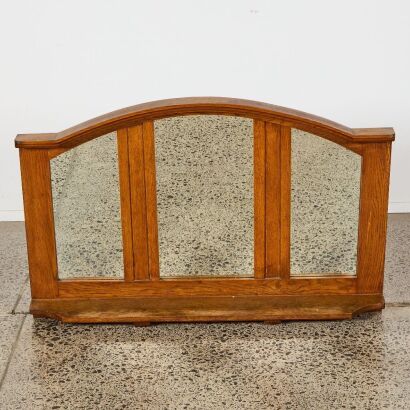 An Oak Wall Mirror