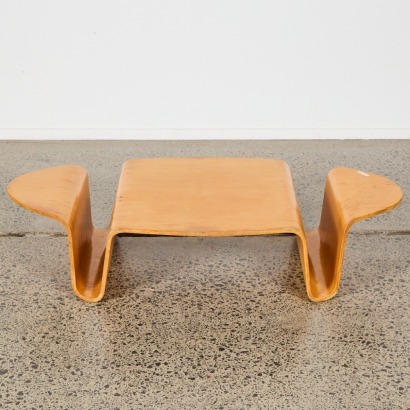 An Alva Alto Style Coffee Table
