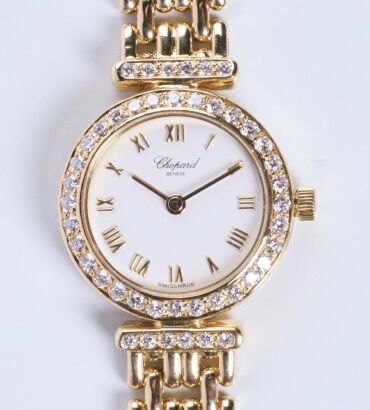 18ct Yellow Gold / Diamond, Chopard Geneve Quartz Wristwatch