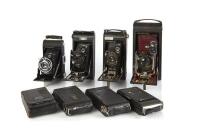 A Group of Folding Cameras