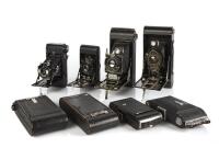 A Group of Folding Cameras