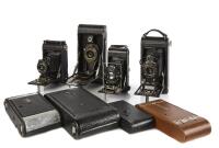 A Group of Folding Cameras