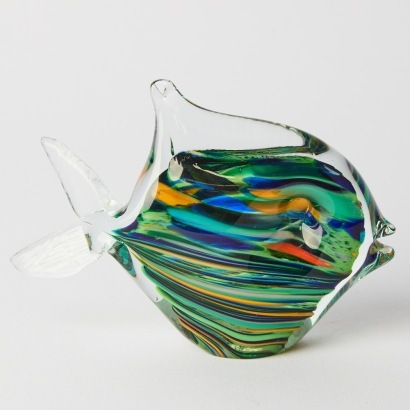 A Schroders Handblown Glass Fish