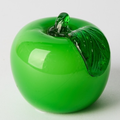 An Art Glass Apple