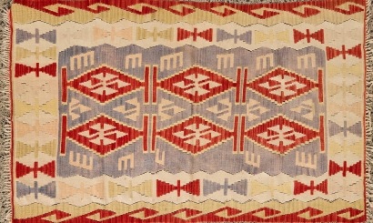 A Vintage Lightweight Kilim Rug