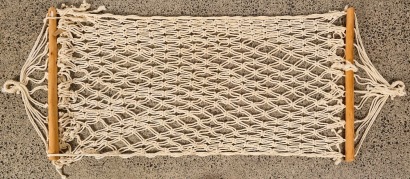 A Hand Dotted Cotton Hammock
